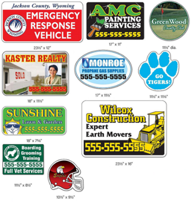 Outdoor Magnetic Signs