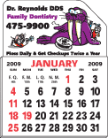 1 Month Display Calendar Pads