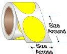 Oval Sticker Roll Labels