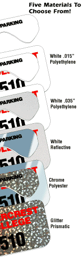 Hang tag parking permits