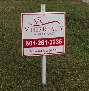 Double Faced Real Estate Sign