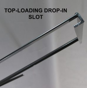 Detail of Top-Loading Drop-In Slot for H Frames